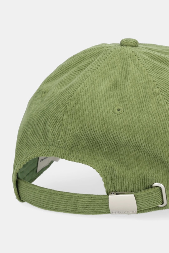 Akcesoria Calvin Klein czapka z daszkiem LV04D5055G zielony