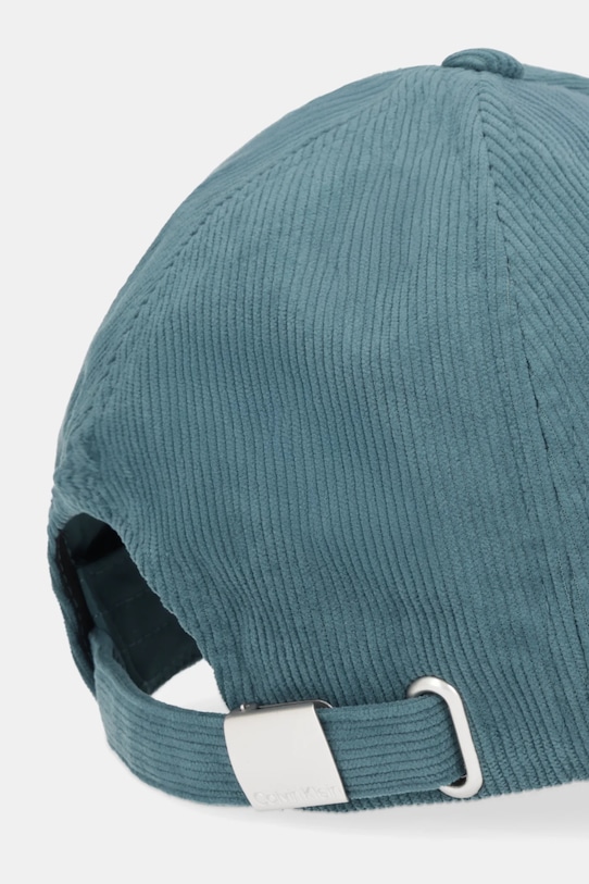 Akcesoria Calvin Klein czapka z daszkiem LV04D5064G turkusowy