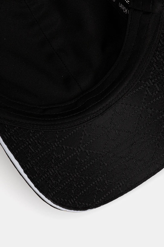 Kapa s šiltom Calvin Klein črna LV04D5075G