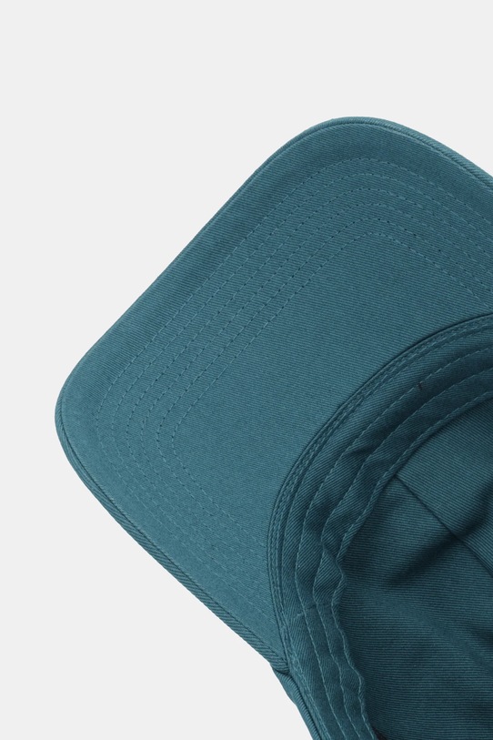 Calvin Klein czapka z daszkiem bawełniana turkusowy LV04D5077G