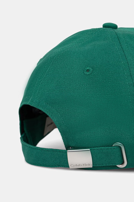 Doplňky Bavlněná baseballová čepice Calvin Klein LV04D5077G zelená