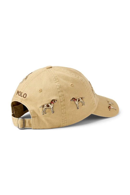 Polo Ralph Lauren czapka z daszkiem bawełniana 710P04305 brązowy SS26