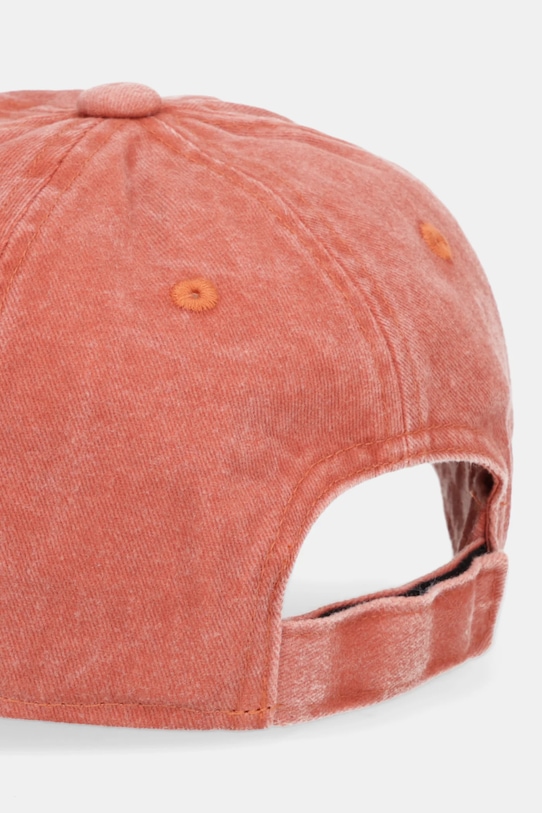 Akcesoria Armani Exchange czapka z daszkiem bawełniana XM002025.AF15502 pomarańczowy