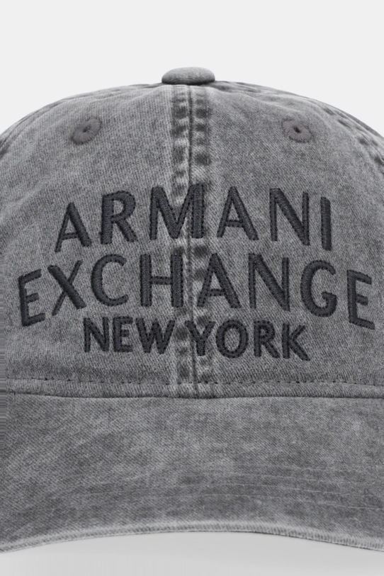 Bavlnená šiltovka Armani Exchange XM002025.AF15502 sivá SS26