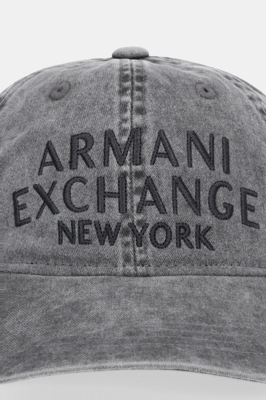 Bavlnená šiltovka Armani Exchange XM002025.AF15502 sivá SS26