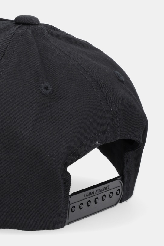 Akcesoria Armani Exchange czapka z daszkiem bawełniana XM002224.AF15502 czarny