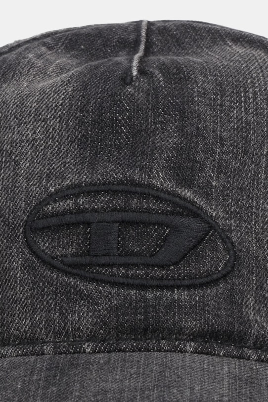 Diesel czapka z daszkiem męska jeansowa C-ENIC A21541.0IHCB czarny SS26