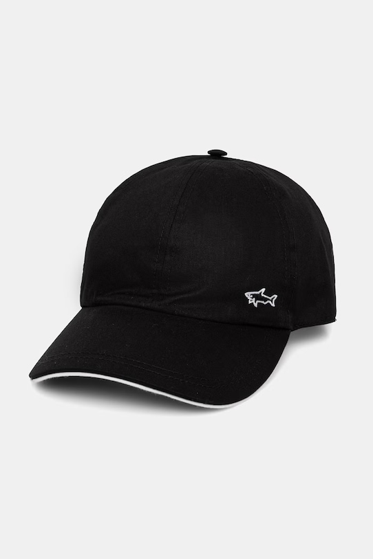 Paul&Shark baseball cap męski bawełniana czarny 99317100