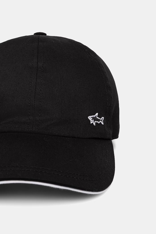 Paul&Shark baseball cap męski bawełniana 99317100 czarny SS26