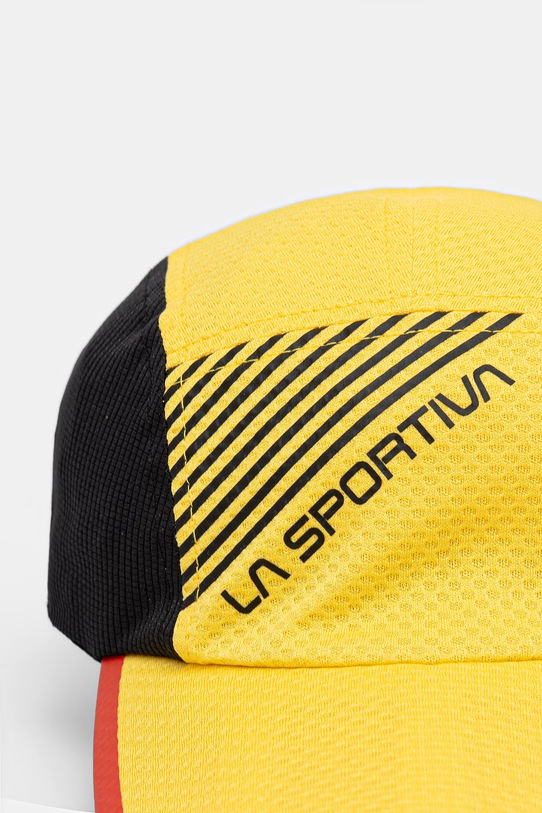 La Sportiva czapka z daszkiem męska Flow ZZRH045 żółty SS26