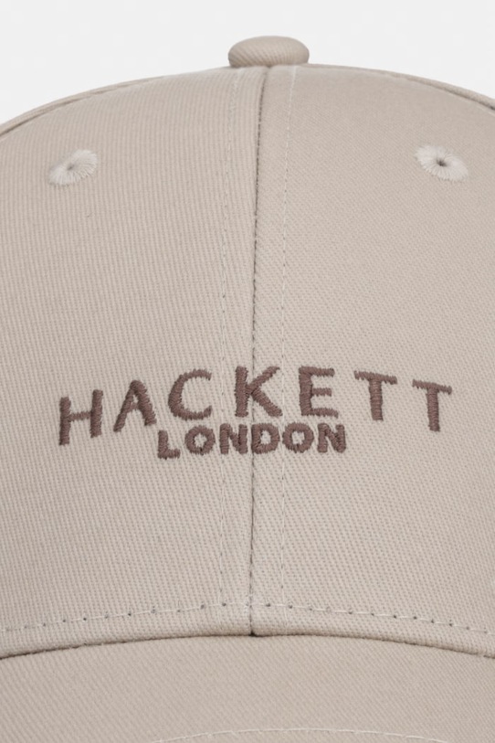 Bavlnená šiltovka Hackett London HM0400074 béžová SS26