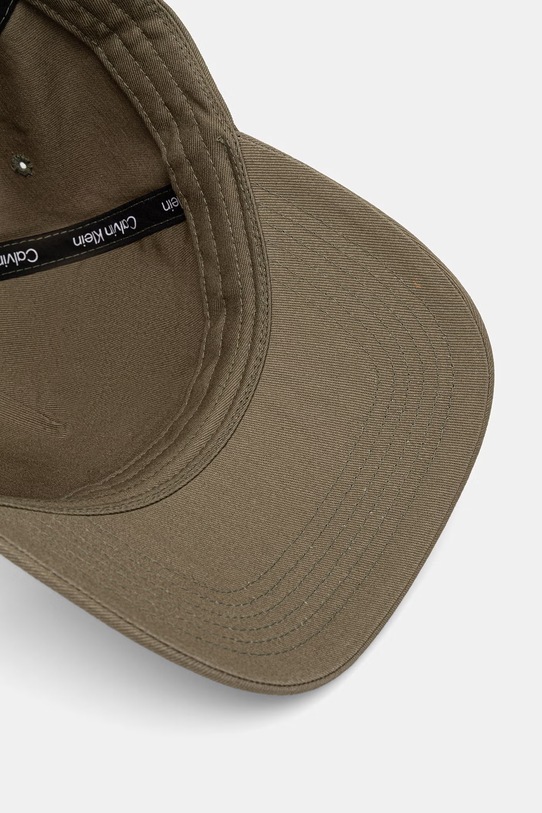 Calvin Klein καπέλο μπέιζμπολ ανδρικό βαμβακερό πράσινο LV04D5080G