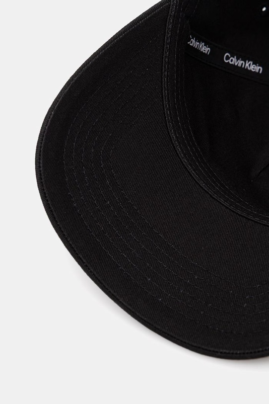 Calvin Klein Καπέλο μπέιζμπολ ανδρικό βαμβακερό μαύρο LV04D5080G