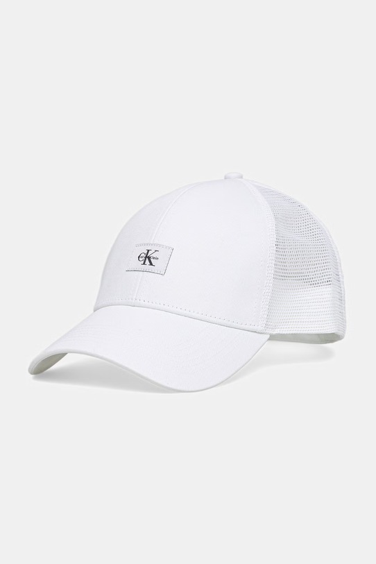 Calvin Klein Καπέλο trucker ανδρικό λευκό LV04D5099G