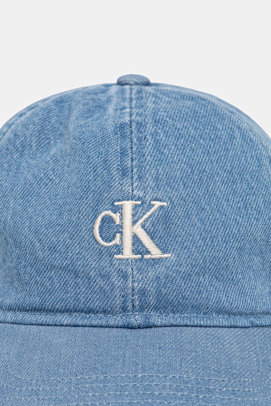 Calvin Klein Kapa sa šiltom muška od trapera LV04G5003G plava SS26