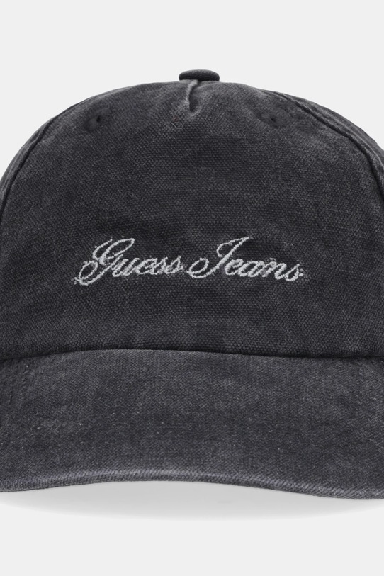 Guess Jeans czapka z daszkiem jeansowa M5BZ09.W4061 czarny SS26