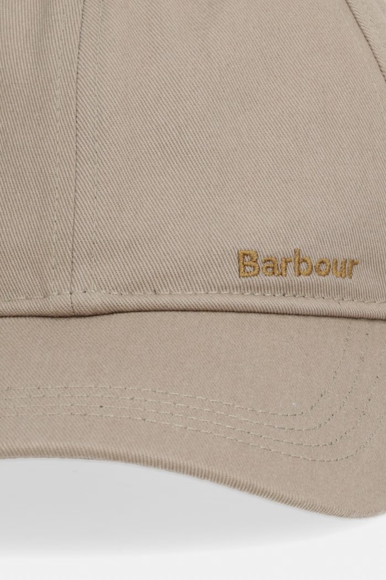 Barbour baseball cap męska bawełniana Milburn MHA0914 zielony SS26