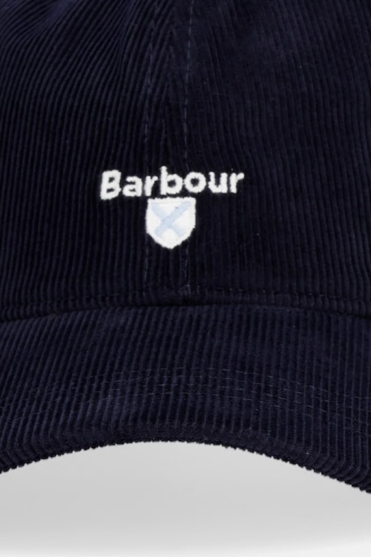 Barbour czapka z daszkiem męska bawełniana Bayfield MHA0932 granatowy SS26