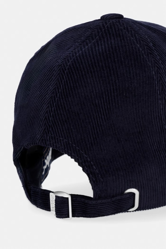 Akcesoria Barbour czapka z daszkiem męska bawełniana Bayfield MHA0932 granatowy