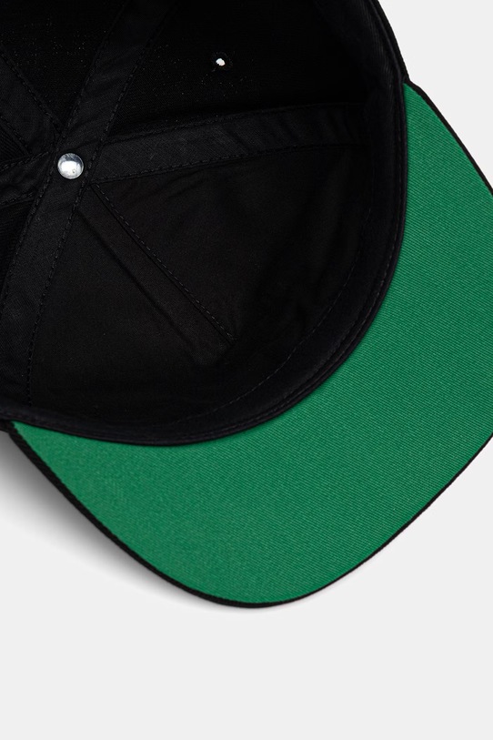 RHUDE czapka z daszkiem bawełniana Regatta Club czarny RHPS26HA01124