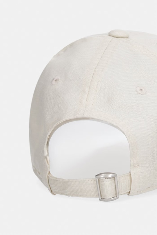 Akcesoria Trussardi czapka baseballowa męska lniana E002C000008N beżowy