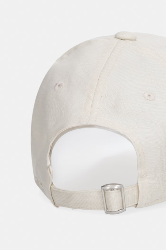 Akcesoria Trussardi czapka baseballowa męska lniana E002C000008N beżowy