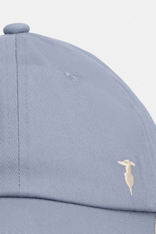 Trussardi czapka z daszkiem E007C000013N turkusowy SS26