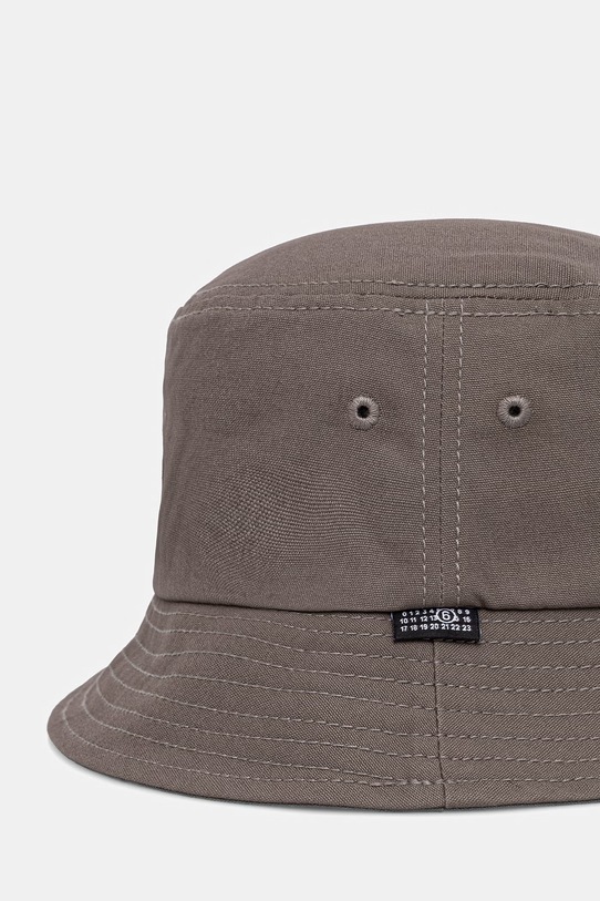 Akcesoria MM6 Maison Margiela kapelusz bawełniany SH0TC0010.M35346.810 szary