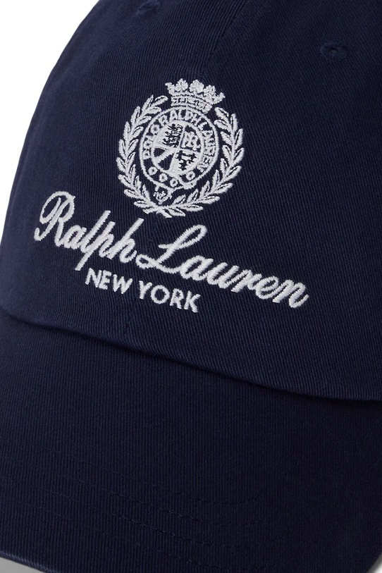 Akcesoria Polo Ralph Lauren czapka z daszkiem bawełniana 710A13274 granatowy