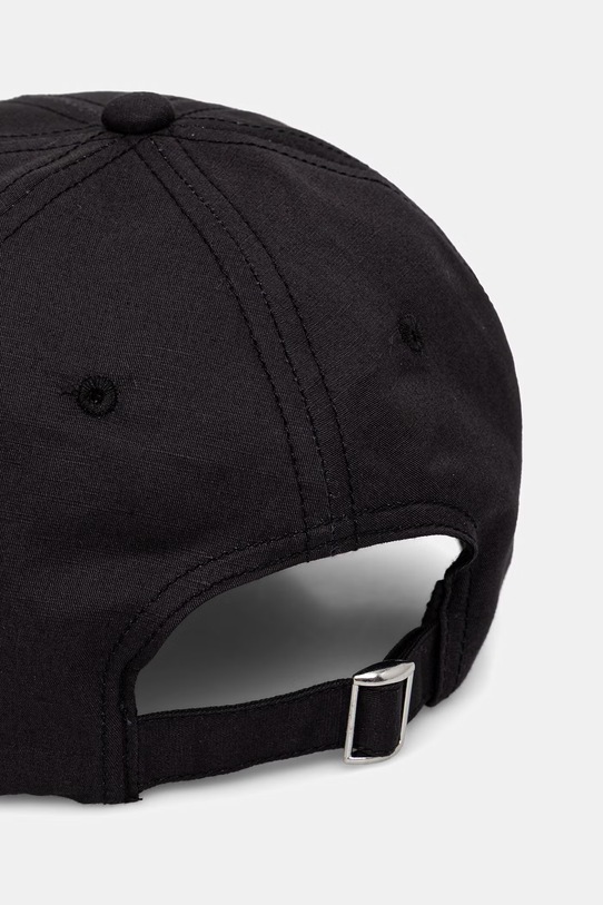 Akcesoria Marc O'Polo czapka z daszkiem męska z dodatkiem lnu 5000008057 czarny