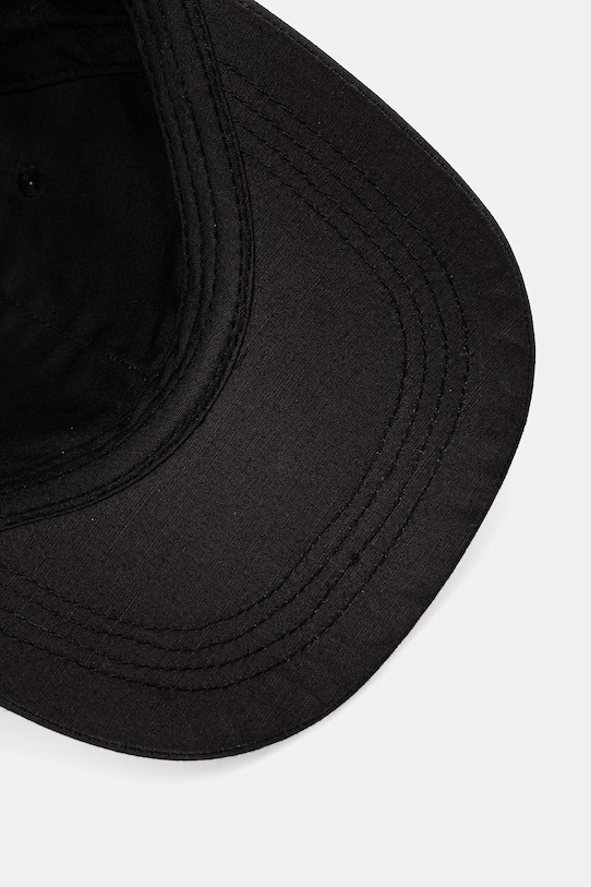 Marc O'Polo czapka z daszkiem męska z dodatkiem lnu czarny 5000008057