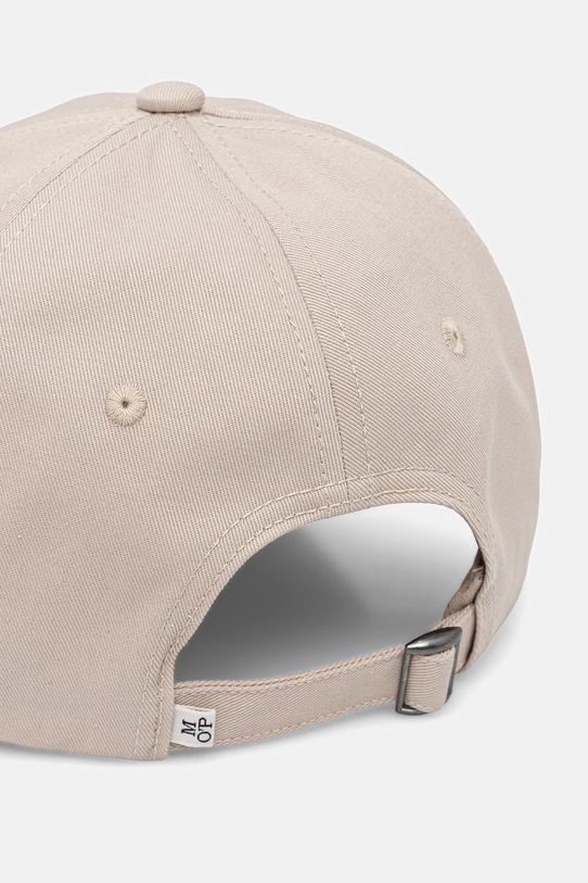 Akcesoria Marc O'Polo czapka z daszkiem męska bawełniana 5000012646 beżowy