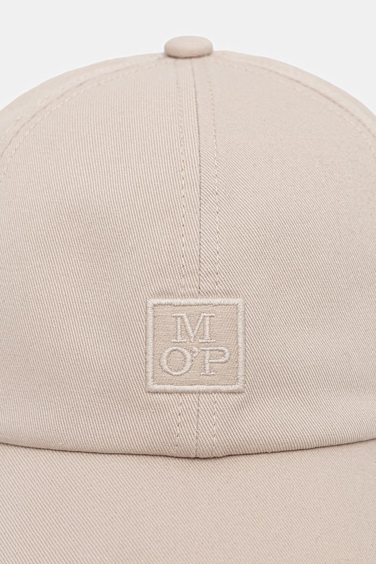 Marc O'Polo czapka z daszkiem męska bawełniana 5000012647 beżowy SS26