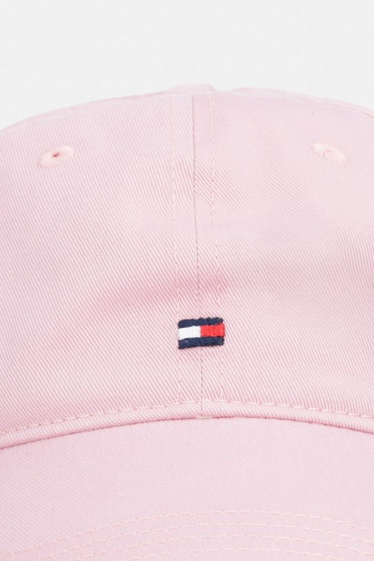 Tommy Hilfiger czapka z daszkiem męska bawełniana AM0AM14099 różowy SS26