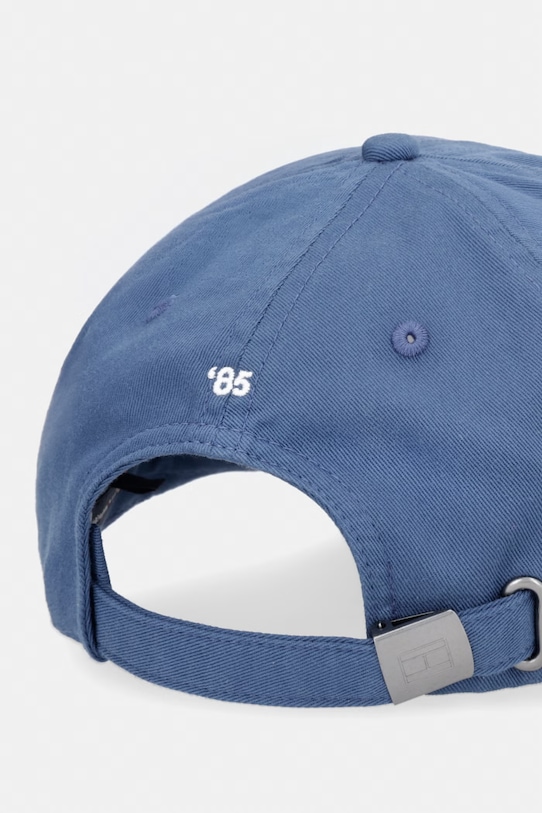 Doplnky Tommy Hilfiger čiapka so šiltom pánska bavlnená AM0AM14099 modrá