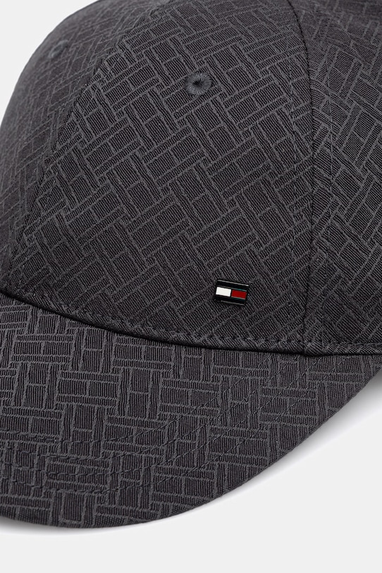 Tommy Hilfiger bejzbalová čiapka pánska bavlnená AM0AM14100 čierna SS26