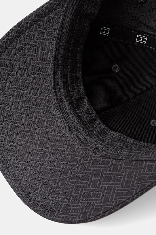 Tommy Hilfiger bejzbalová čiapka pánska bavlnená čierna AM0AM14100