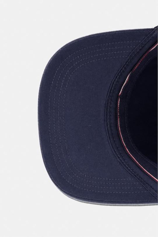 Tommy Hilfiger čiapka so šiltom pánska bavlnená tmavomodrá AM0AM14104