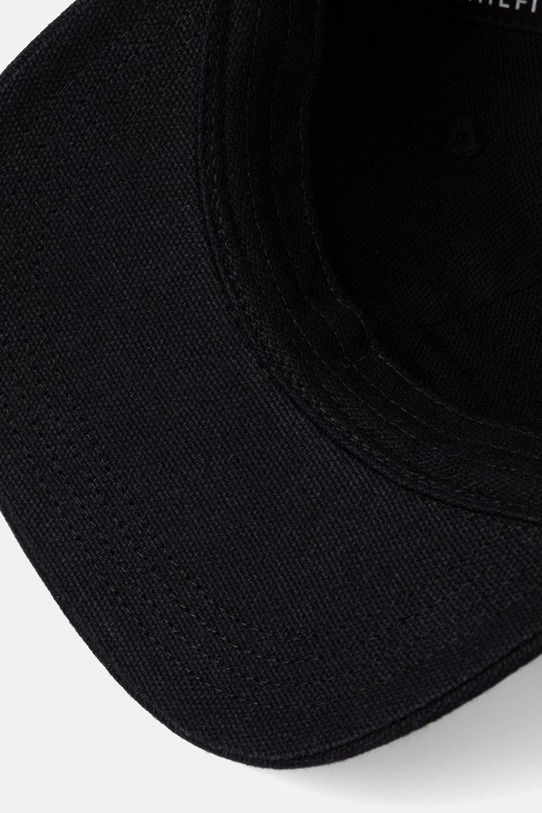 Tommy Hilfiger čiapka so šiltom pánska bavlnená čierna AM0AM14119