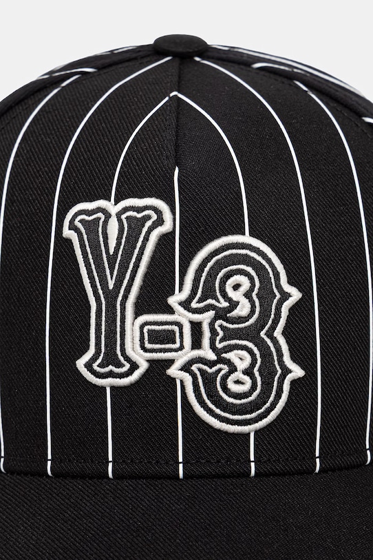 Кепка Y-3 PINSTRI CAP KR8938 чорний SS26