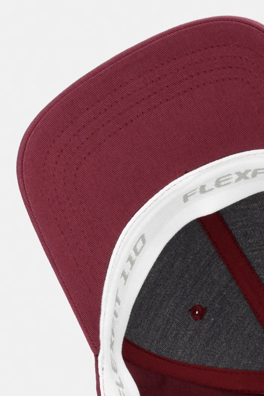 Levi's czapka z daszkiem HOUSEMARK FLEXFIT bordowy D7723