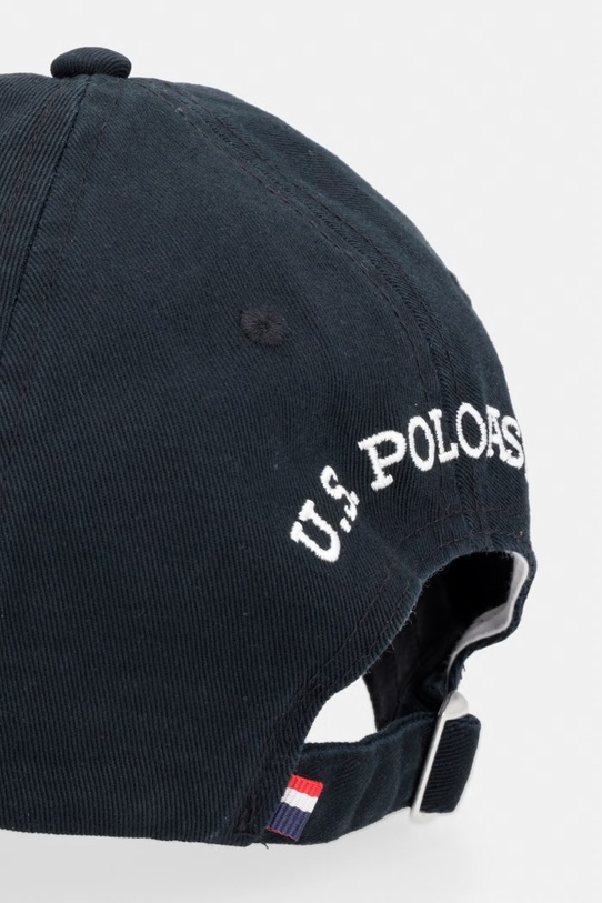 Akcesoria U.S. Polo Assn. czapka z daszkiem męska bawełniana OUTLINE DHM WASHED CASUAL MUP3426 czarny