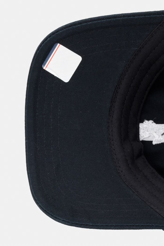 U.S. Polo Assn. czapka z daszkiem męska bawełniana OUTLINE DHM WASHED CASUAL czarny MUP3426