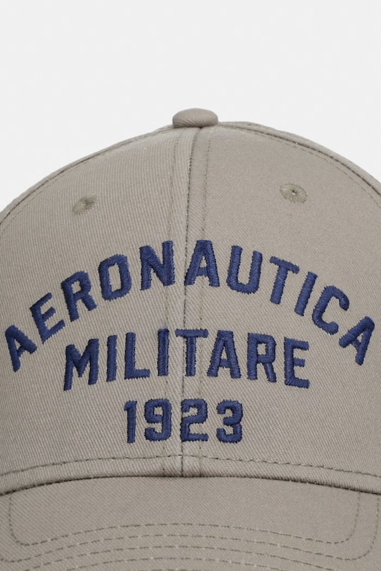 Aeronautica Militare czapka z daszkiem bawełniana HA1241UCT02261 zielony SS26