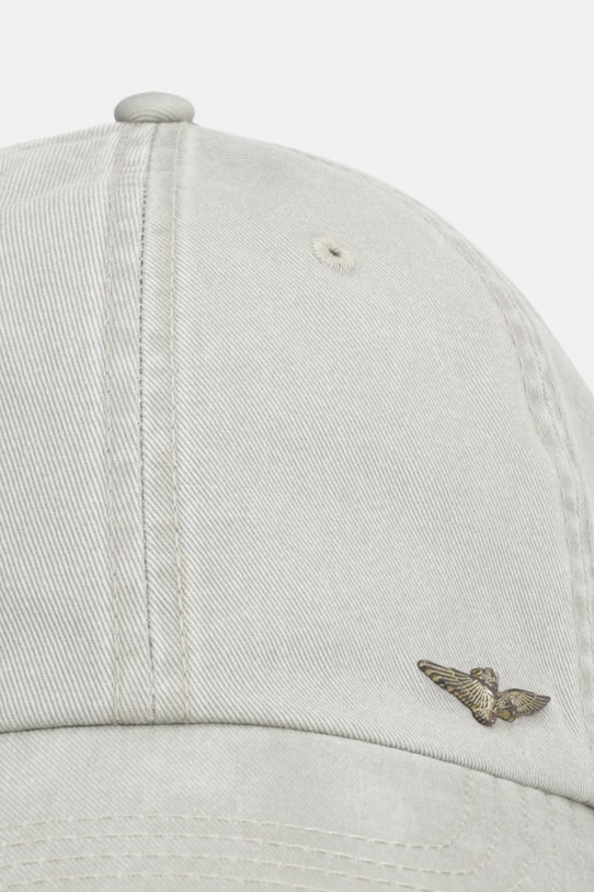 Aeronautica Militare czapka z daszkiem bawełniana HA1244UCT02476 zielony SS26