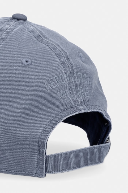 Akcesoria Aeronautica Militare czapka z daszkiem bawełniana HA1244UCT02476 niebieski