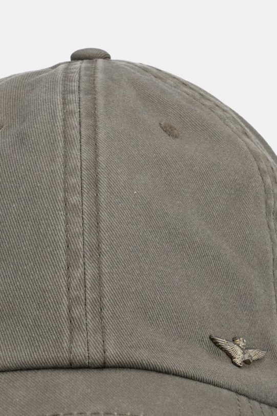 Aeronautica Militare czapka z daszkiem bawełniana HA1244UCT02476 zielony SS26