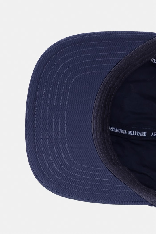 Aeronautica Militare czapka z daszkiem bawełniana granatowy HA1246UCT02261