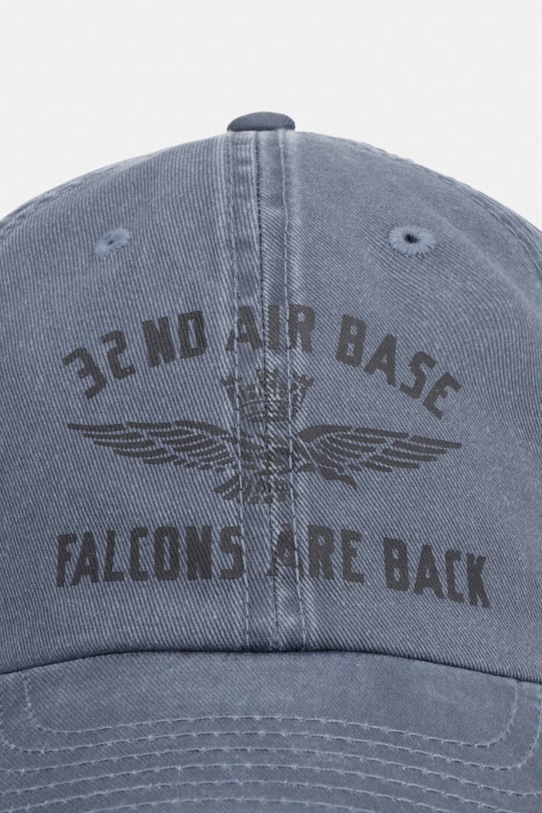 Aeronautica Militare czapka z daszkiem HA1252UCT02476 niebieski SS26