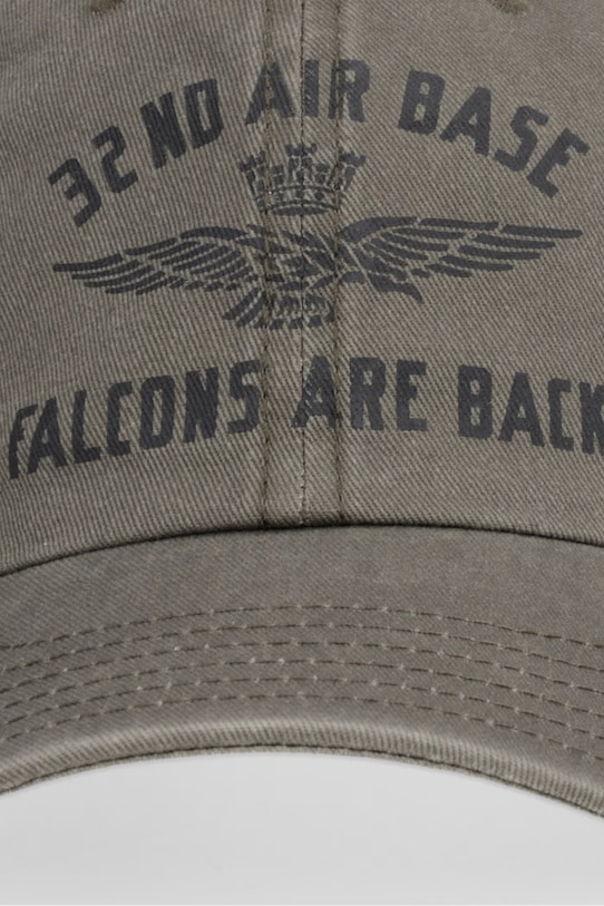 Aeronautica Militare czapka z daszkiem HA1252UCT02476 zielony SS26